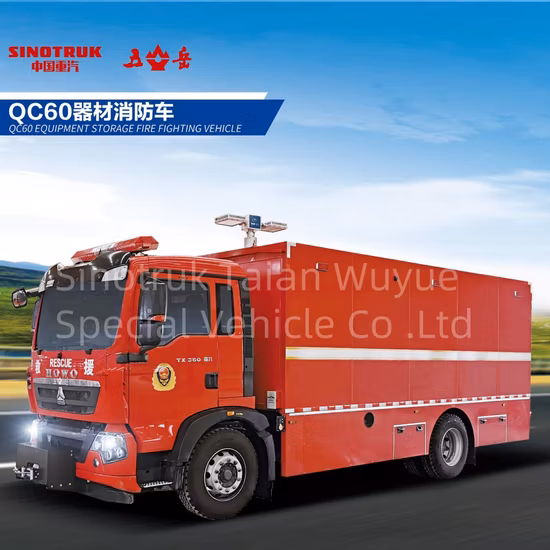 Attrezzatura di grande capacità, cassone, 5 tonnellate, gru di sollevamento, soccorso d'emergenza, vigili del fuoco, veicolo speciale