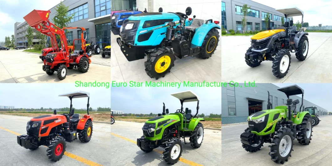 D 130HP 4WD Wheel Tractor Orchard Four Farm Crawler Paddy Lawn Big Garden Walking Diesel China Tractor for Agricultural Machinery Manufacturer Es1304D