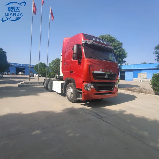 Trattore Sinotruk Howo T7h CNG Nuovo camion CNG per trattore