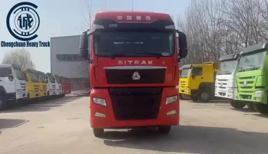 Cina 2017/2018/2019 anno usato 430HP/440HP Sinotruk HOWO Sitrak T7h CNG trattore stradale testa 6X4 usati CNG Euro 5 trattore stradale