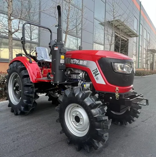 Trattore da giardino 4WD 70HP Trattore da frutteto CE Piccolo trattore agricolo 4WD Trattore a piedi Mini trattore per macchine agricole