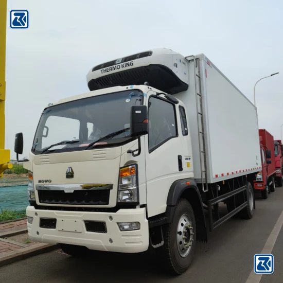 Cina Sinotruk/HOWO 4X2 congelatore per trasportatore da 5 tonnellate/10 tonnellate che raffredda furgone da carico/luce/camion/alimento/congelatore/veicolo frigorifero/frigorifero camion/congelatore/scatola prezzo