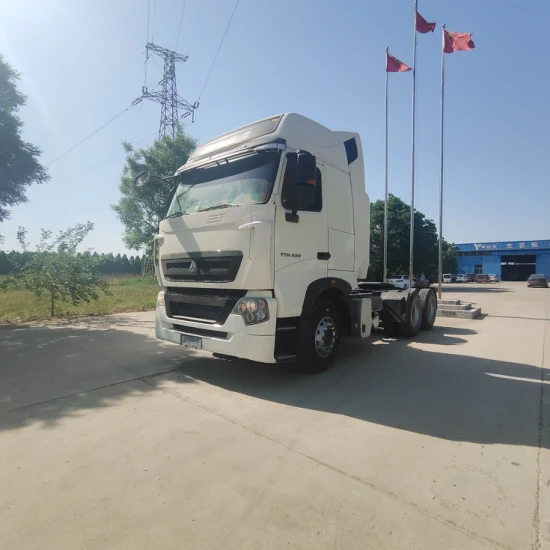 Camion della trazione CNG Haowo T7h usato Camion della trazione CNG 6*4 usato in vendita