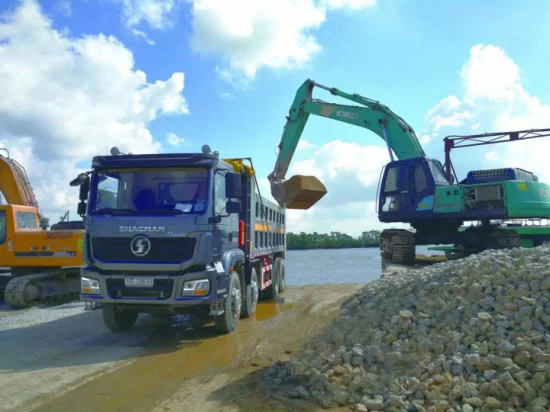 camion pesante del trattore del camion ribaltabile/autocarro con cassone ribaltabile della gomma Shacman H3000 6X4/10 di 25t Cina Sinotruk Sinotruk WHOO per il mercato africano